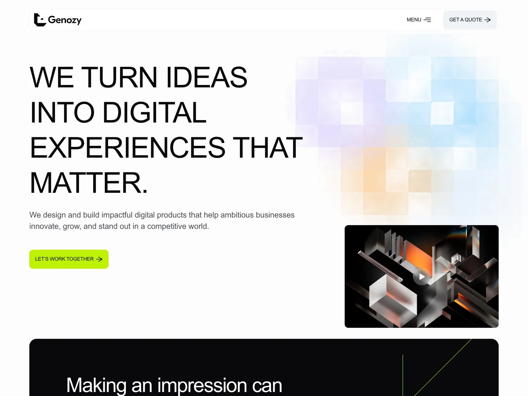 Genozy home page