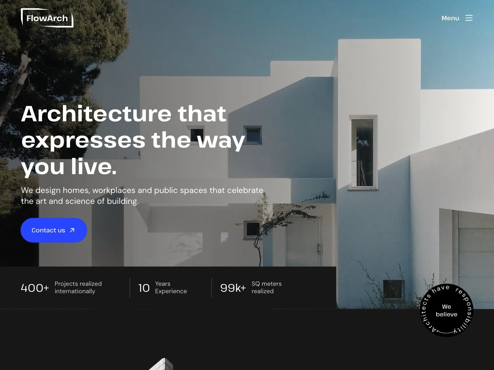FlowArch home page
