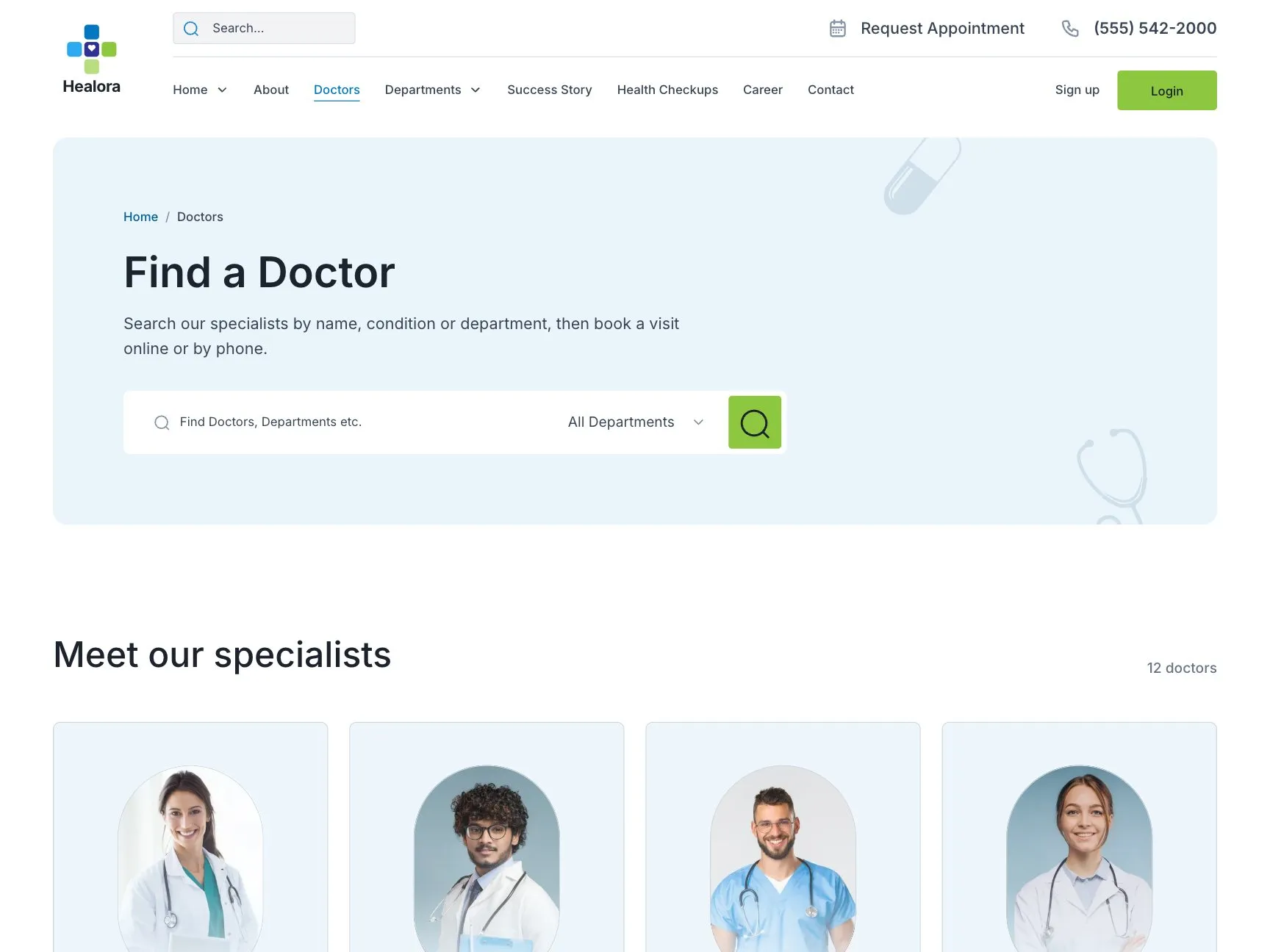 Healora doctor directory