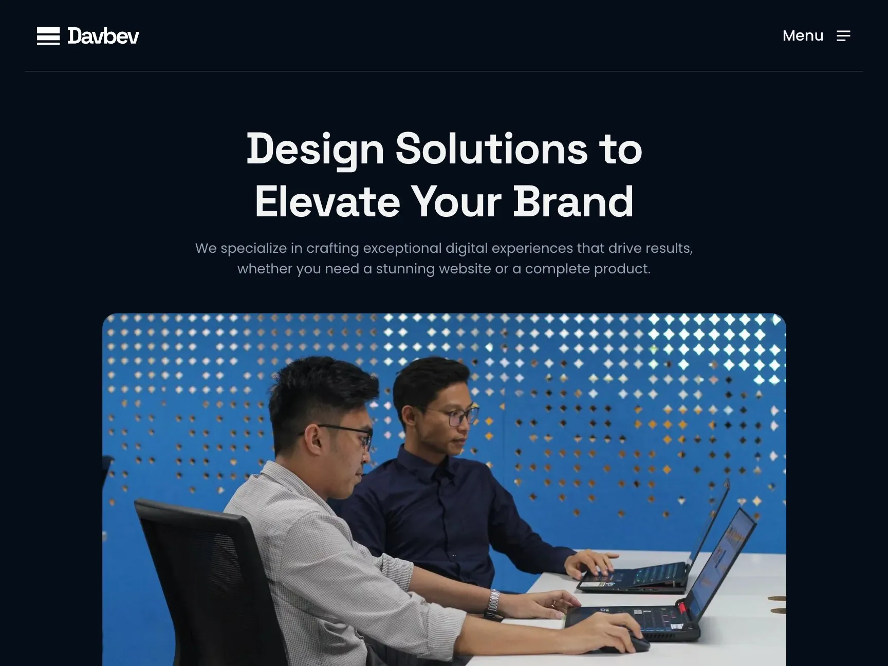 Davbev services page