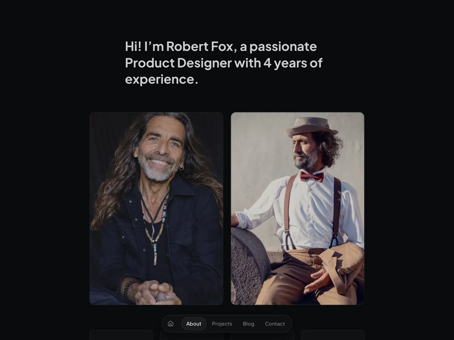 Noirfolio about page